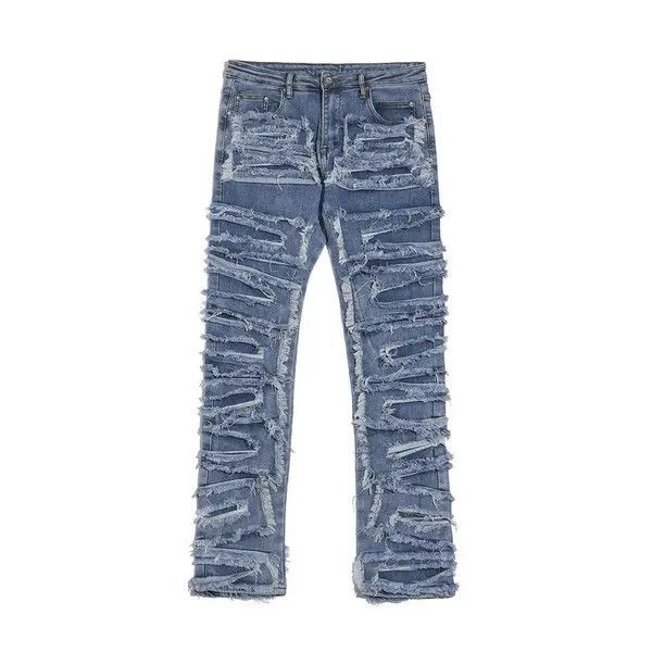 Vintage Fukuoka x eko ripped fade flare damaged jeans Size US 30 / EU 46 - 1 Thumbnail