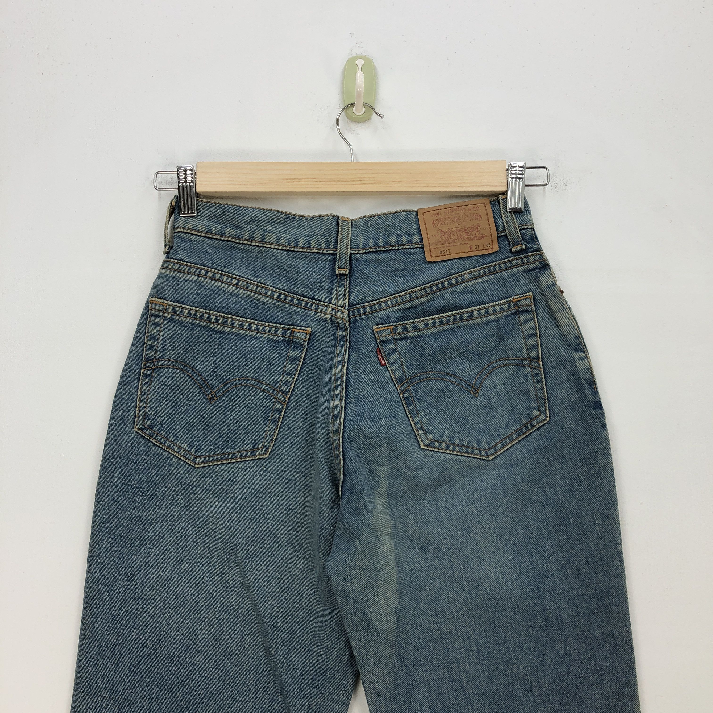 Levi's Vintage Levi's Bootcut Jeans Levis 517 Flare Wide Leg Denim Size 26" / US 2 / IT 38 - 4 Thumbnail