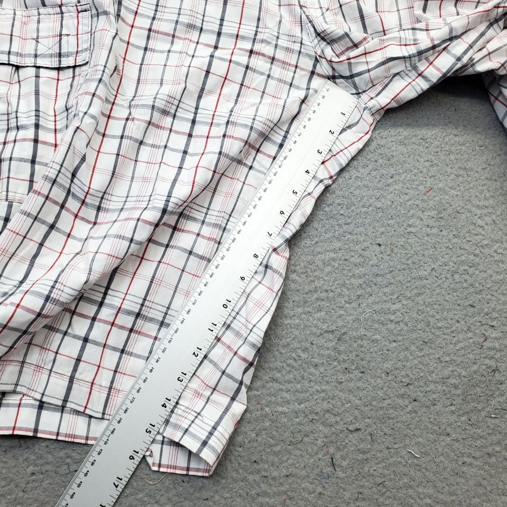 Vintage Galaxy Mens Cargo Shorts Size 48 Multi Plaid Flat Front Belted Waist Size US 32 / EU 48 - 5 Thumbnail