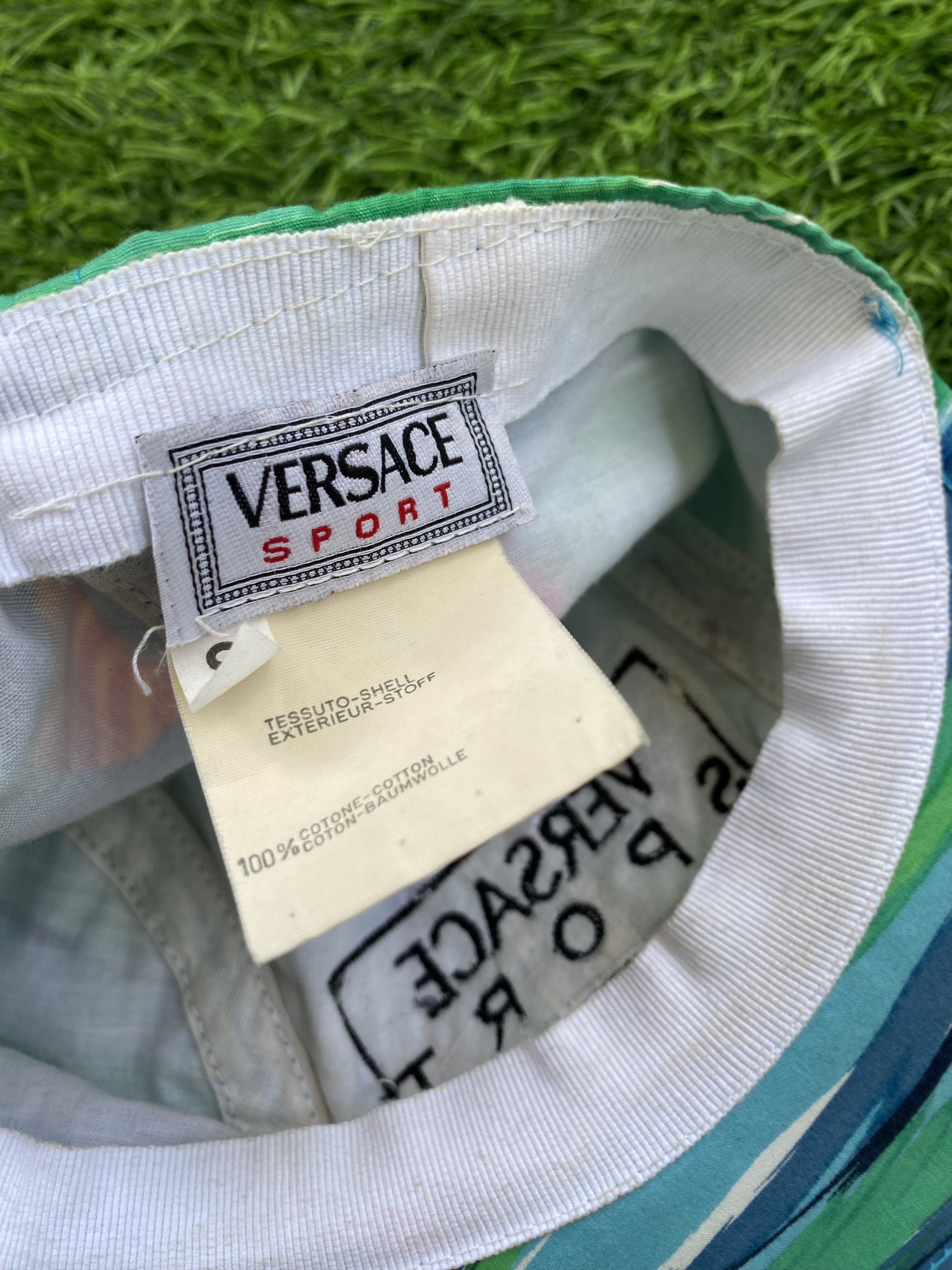 Versace × Vintage Vintage Versace Sport Caps Spellout Size ONE SIZE - 5 Thumbnail