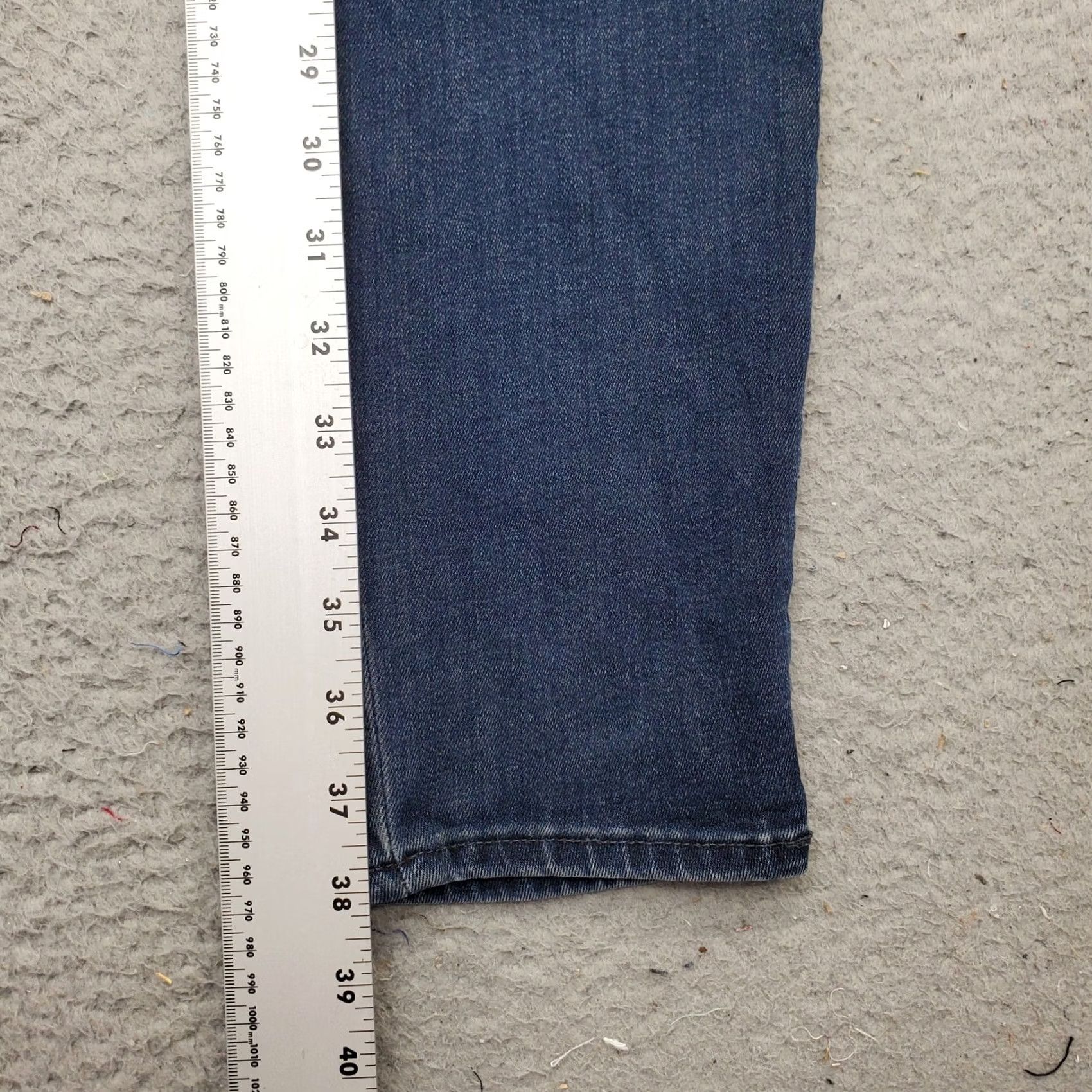 Lucky Brand Lucky Brand Sasha Jeans Women's 8/29 Navy Low Rise 5-Pocket Design Skinny Denim (Size 28) Womens Size 30" / US 8 / IT 44 - 3 Thumbnail