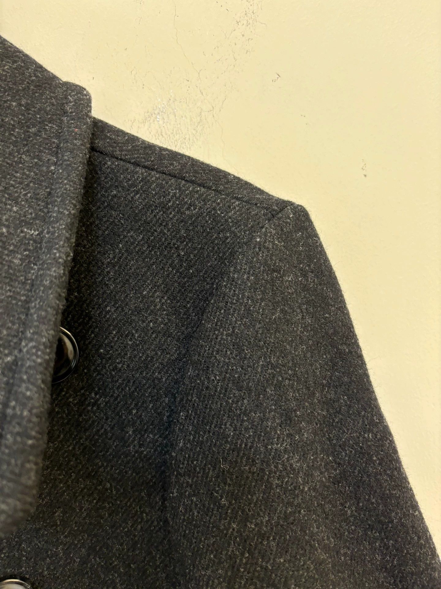 Dries Van Noten Dries Van Noten DB Charcoal Thick Wool Blazer 48 Size US M / EU 48-50 / 2 - 4 Thumbnail