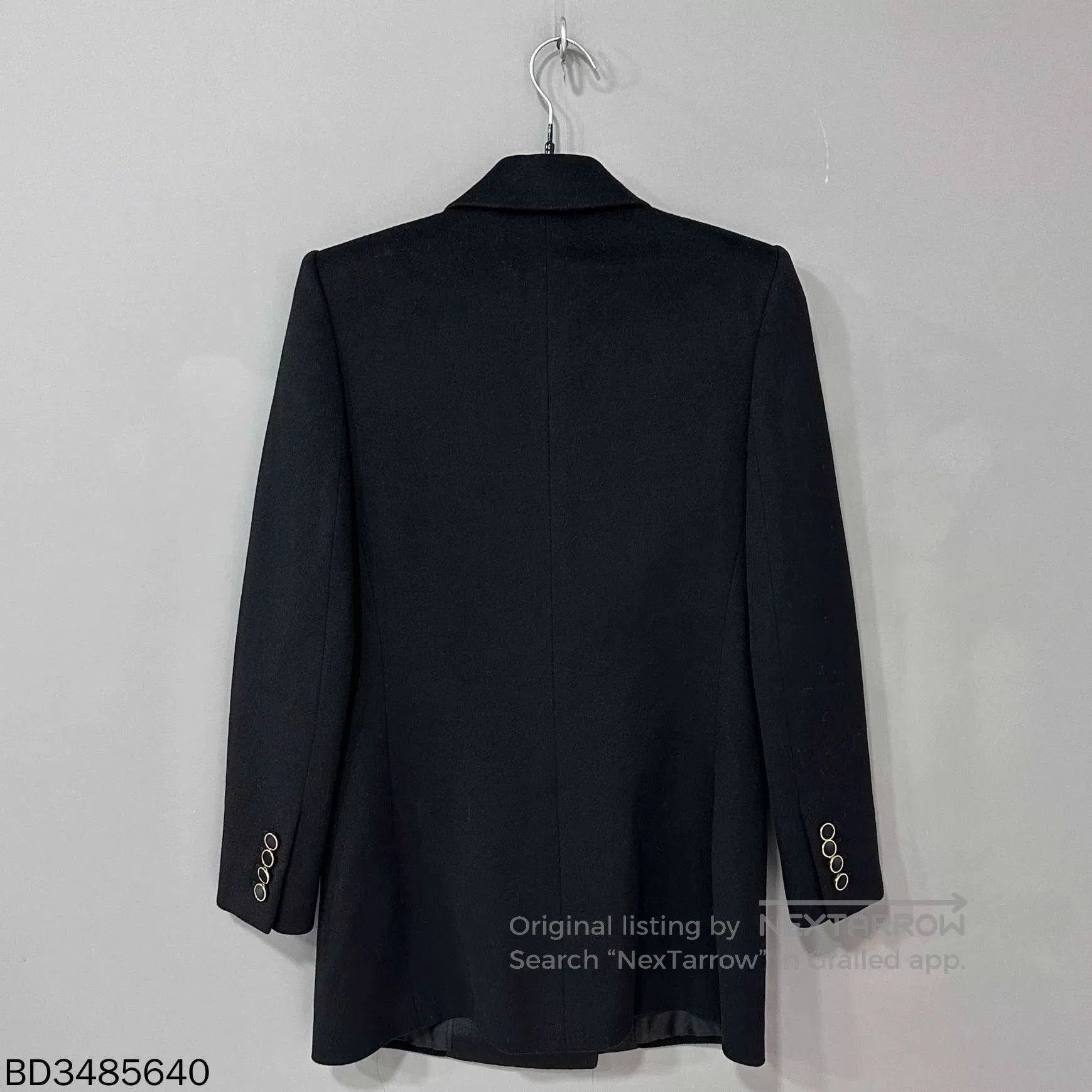 Saint Laurent Paris Saint Laurent Limited Black Smoking Blazer. Size XXS / US 00 / IT 34 - 4 Thumbnail
