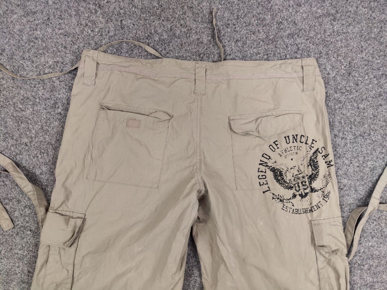 Japanese Brand Vintage 90's Japanese Parachute Bondage Straps Cargo Pants Size US 36 / EU 52 - 14 Thumbnail