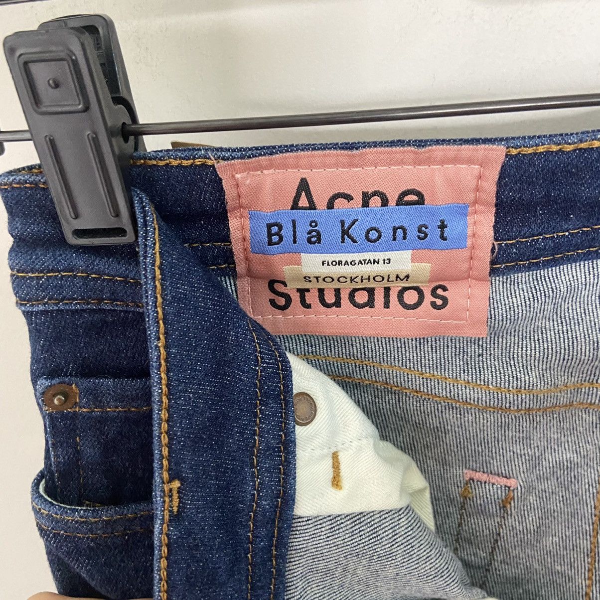 Acne Studios Acne Studios Peg Indigo High Rise Jeans | Size 25 Size 25" / US 0 / IT 36 - 5 Thumbnail