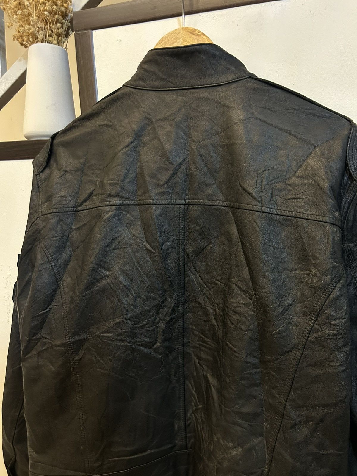 Dolce & Gabbana Archival Dolce & Gabbana Leather Racing Jacket - Itierre Era Size US L / EU 52-54 / 3 - 11 Thumbnail