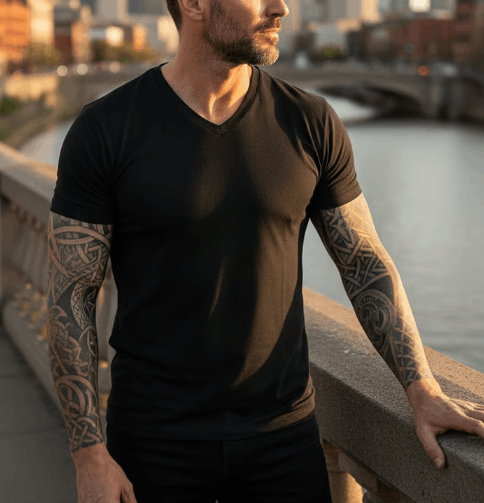 Other 32 Degrees Cool Men's V-Neck Tee | Black | Activewear Size US L / EU 52-54 / 3 - 1 Thumbnail