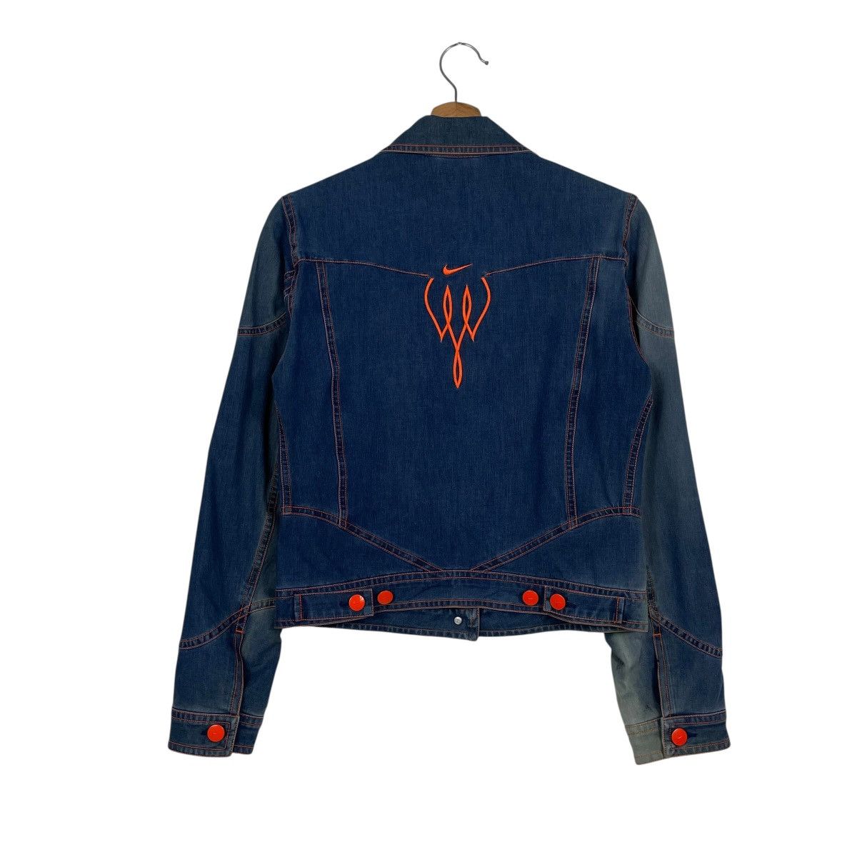 Nike Nike Denim Jacket Size S / US 4 / IT 40 - 7 Thumbnail
