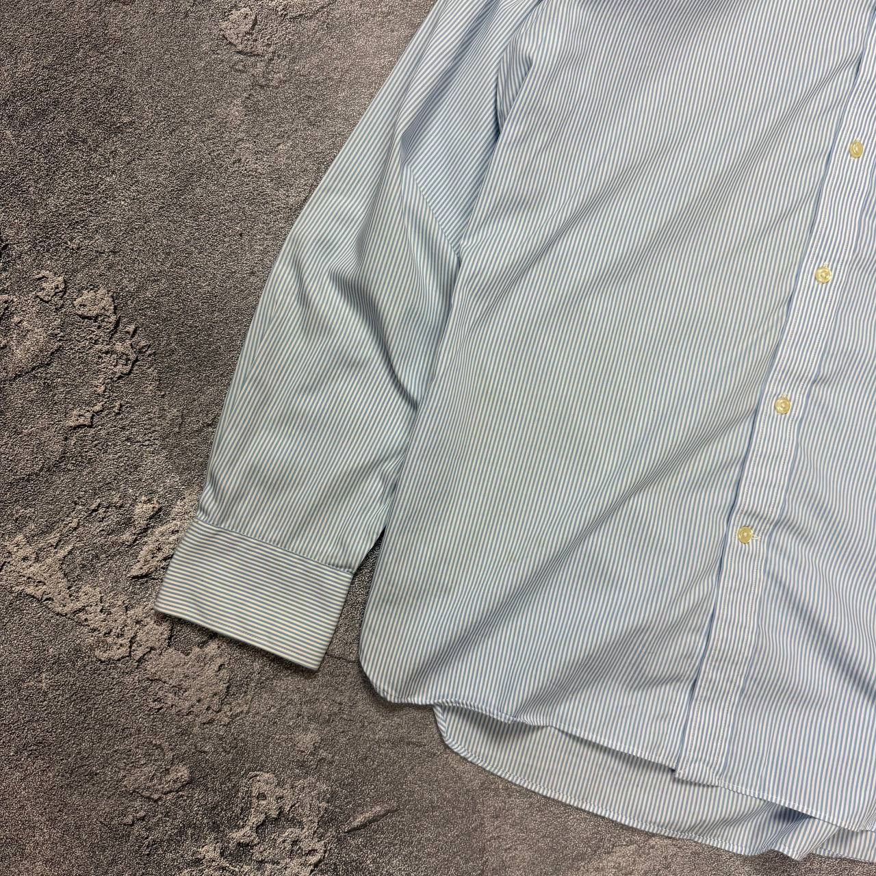 Polo Ralph Lauren Vintage Polo Ralph Lauren Shirt Long Sleeve Striped Blue Size US M / EU 48-50 / 2 - 3 Thumbnail
