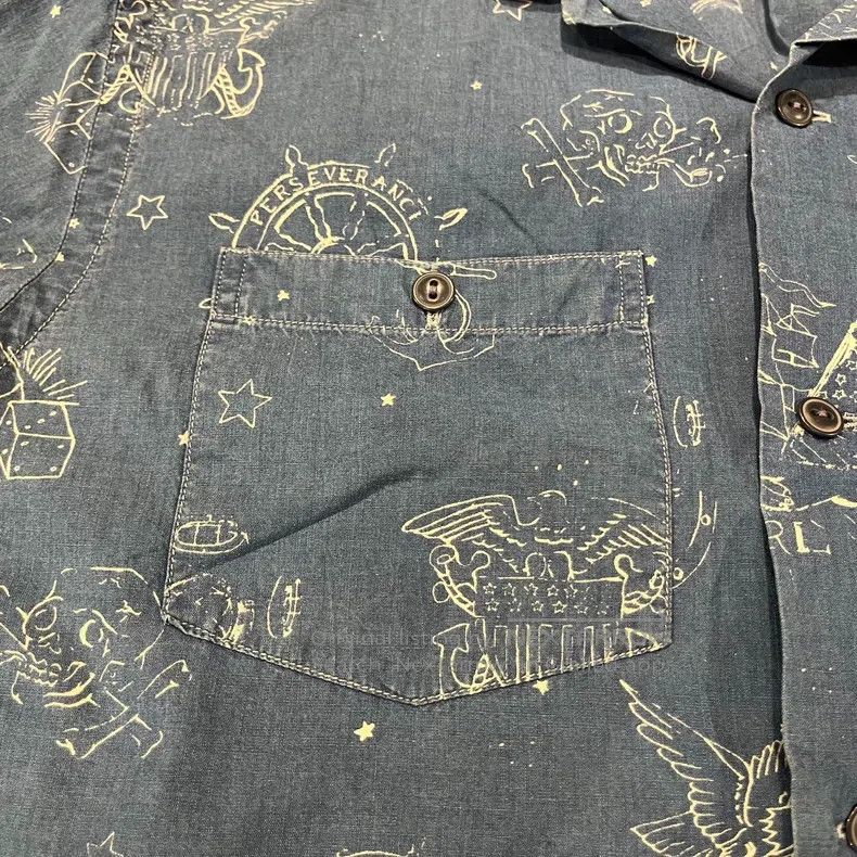 RRL Ralph Lauren RRL Ralph Lauren Short sleeved T-shirt Hawaiian shirt Size US M / EU 48-50 / 2 - 7 Thumbnail