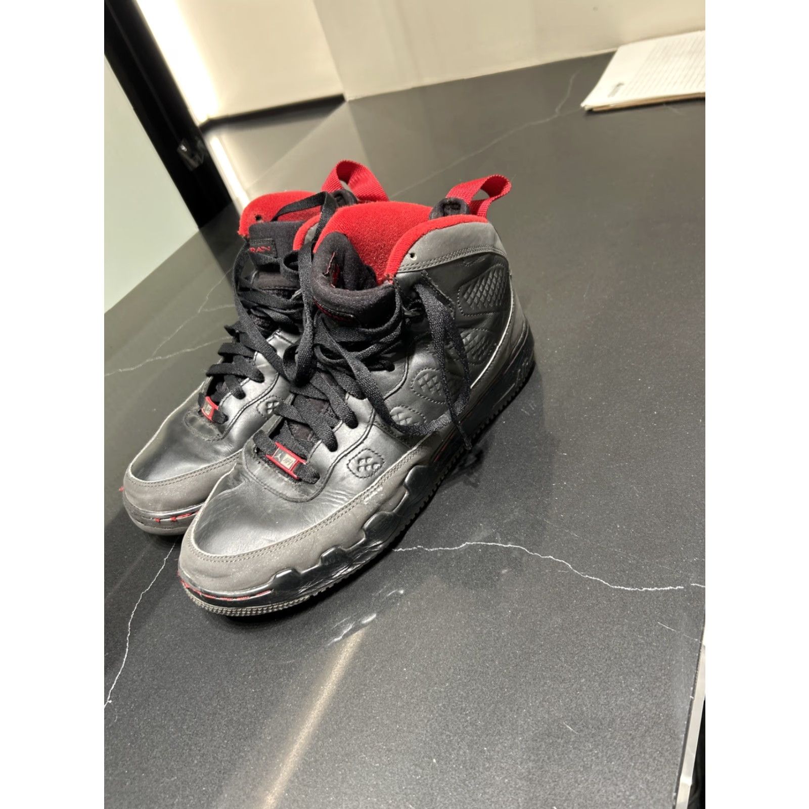 Nike VINTAGE Air Jordan 10 Fusion Charcoal Size 9 Mens Nike Retro Black Red AF1 352753-061 Sneaker Mens Size US 9 / EU 42 - 2 Thumbnail