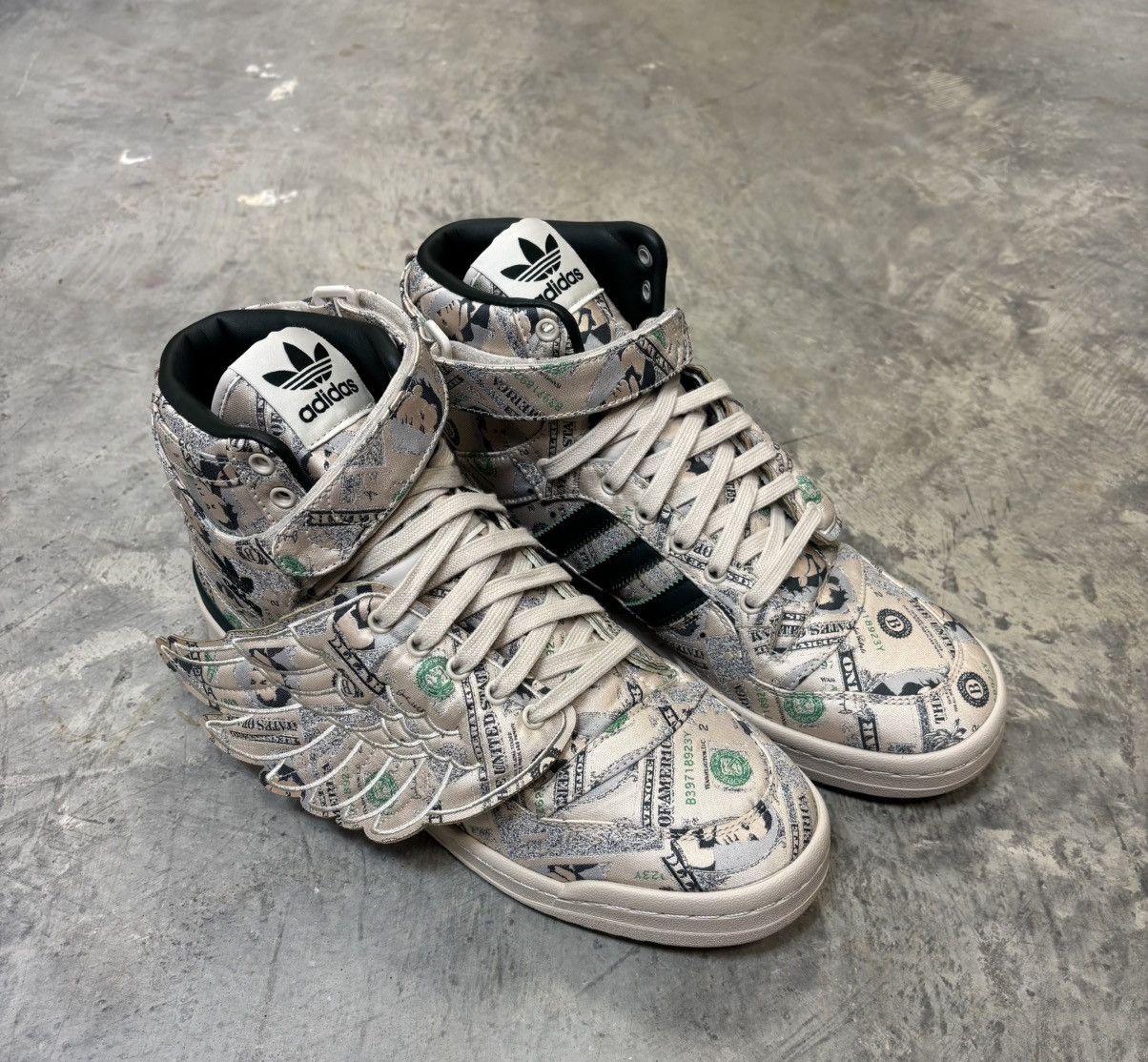 Adidas × Jeremy Scott Adidas Jeremy Scott 1.0 money print high