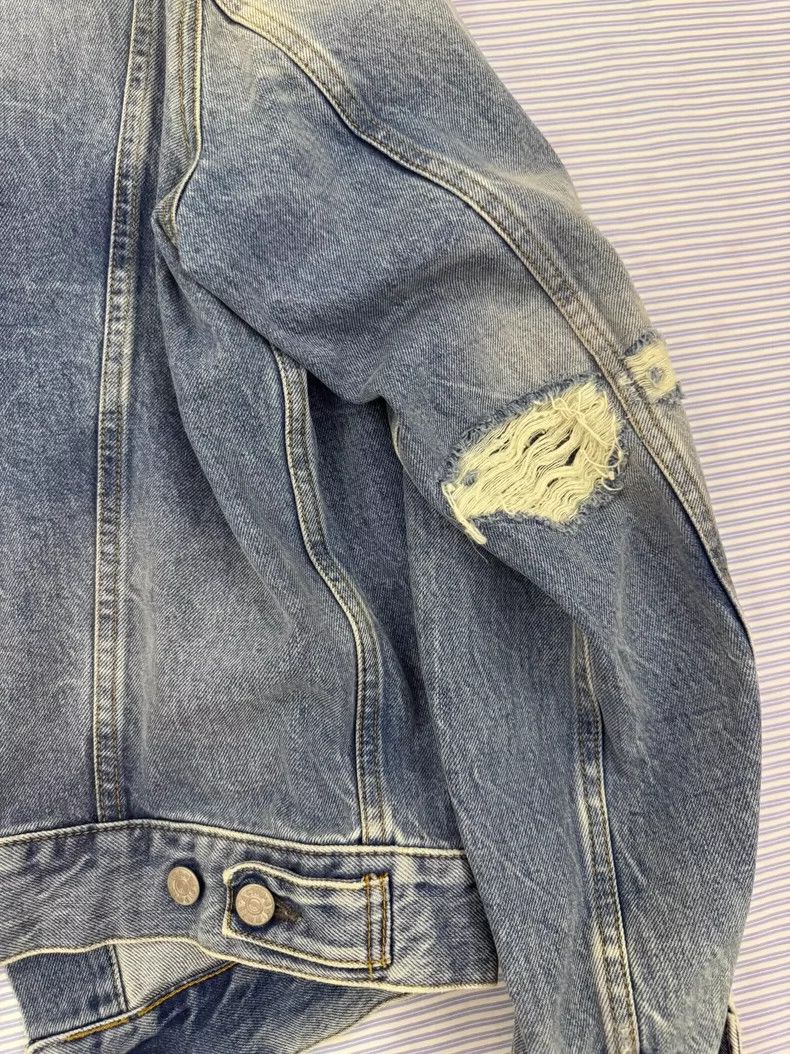 Acne Studios acne studios Ripped denim jacket 2504-Nextarrow Size US L / EU 52-54 / 3 - 5 Thumbnail