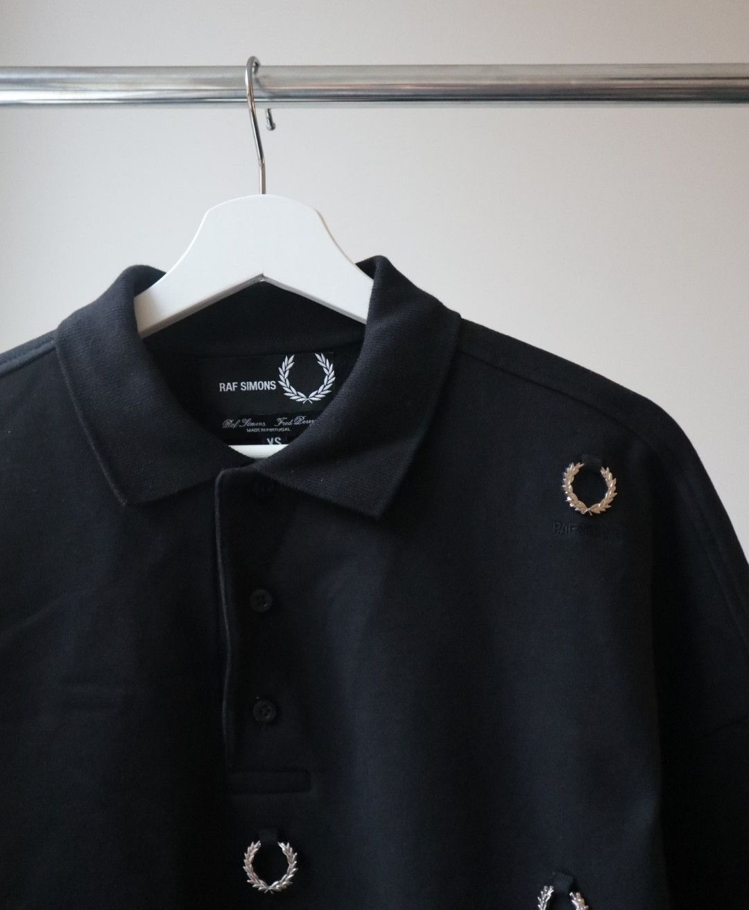 Raf Simons 19FW Black Nine Silver Ring Wheat Fringe Padded Shirt Size US M / EU 48-50 / 2 - 4 Thumbnail