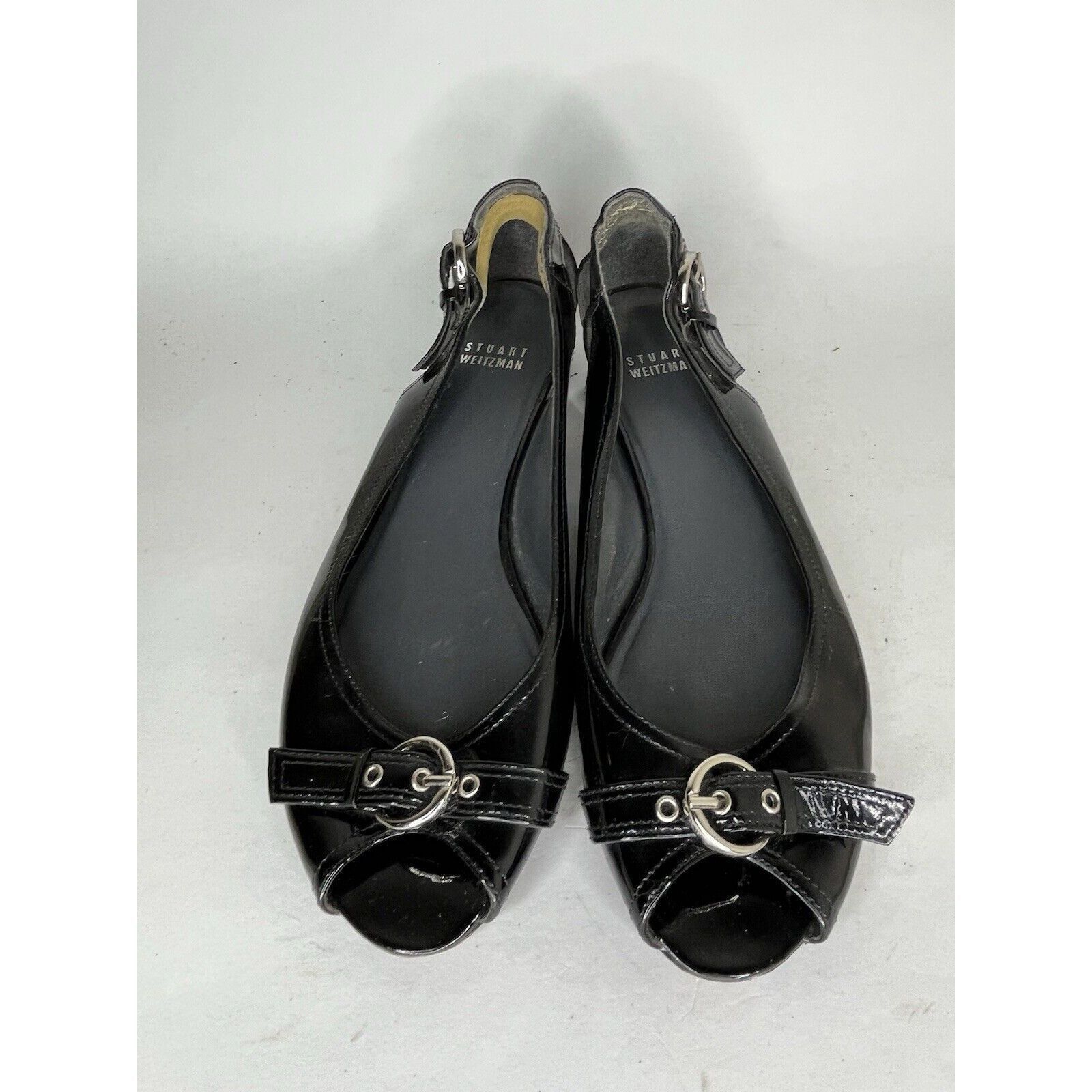 Stuart Weitzman stuart weitzman Shoes Slip Ons Women Size 9M Black Leather Size US 9 / IT 39 - 6 Thumbnail