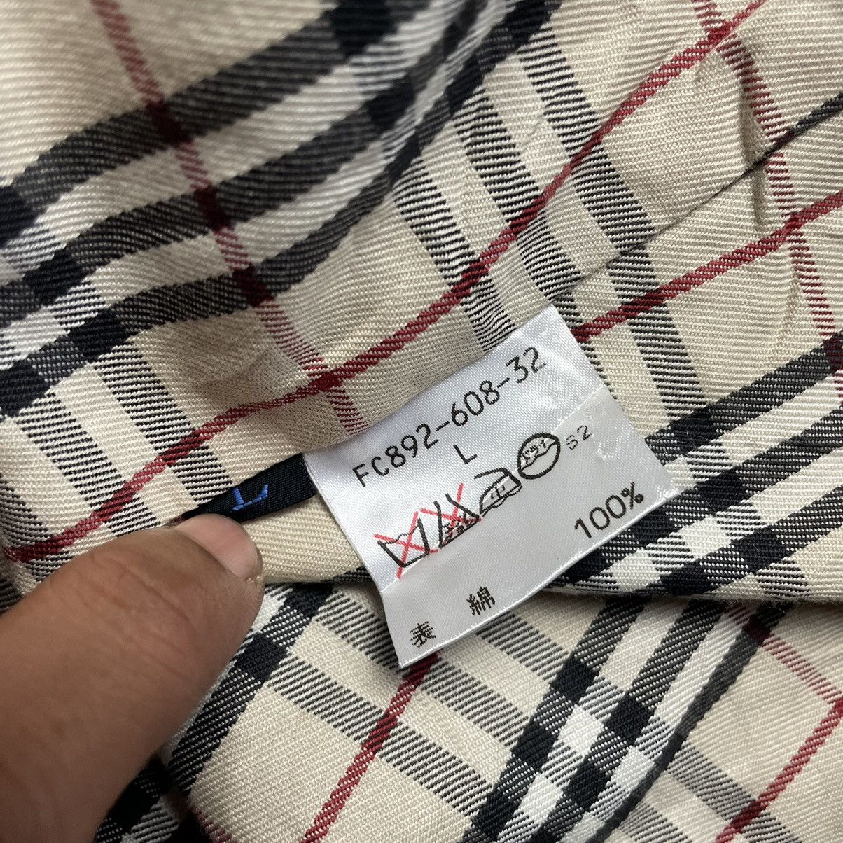 Burberry BURBERRY LONDON BLUE LABEL NOVACHECK FULL ZIP JACKET Size US L / EU 52-54 / 3 - 20 Thumbnail