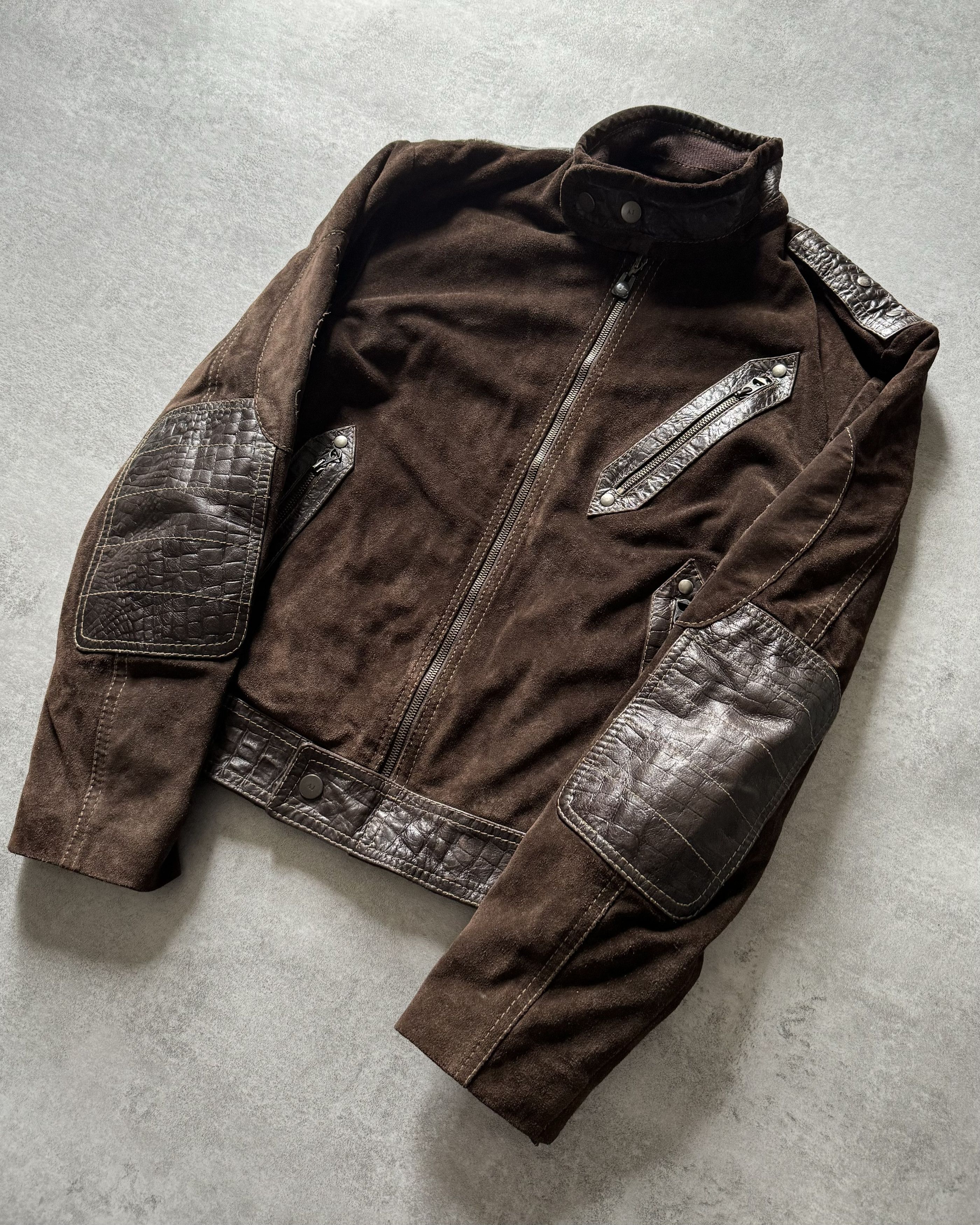 ARMANI Dragon leather blouson 【公式通販】