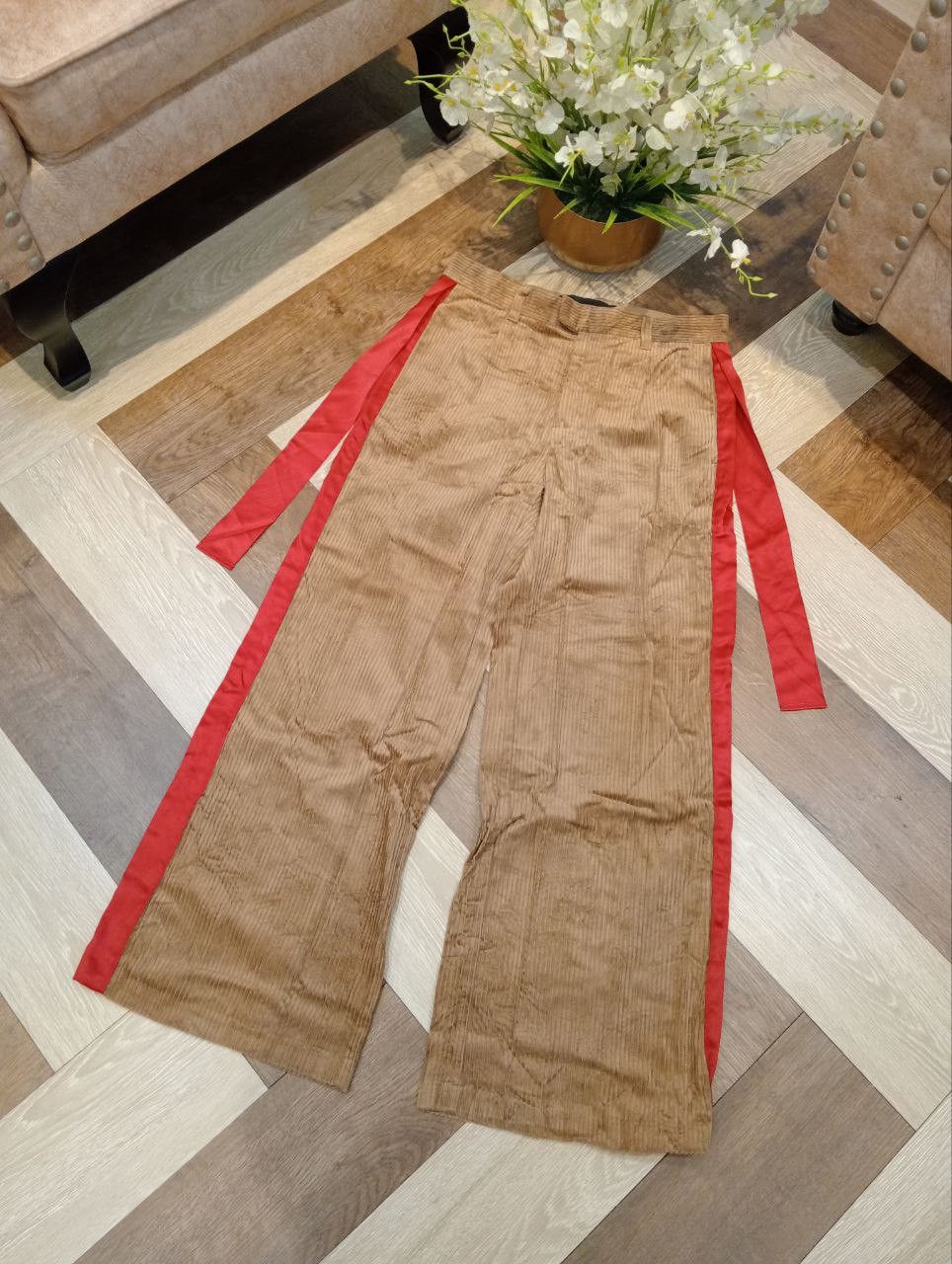GU × Undercover GU X UNDERCOVER WIDE LEG CORDUROY PANTS - SIZE L Size US 31 - 2 Thumbnail