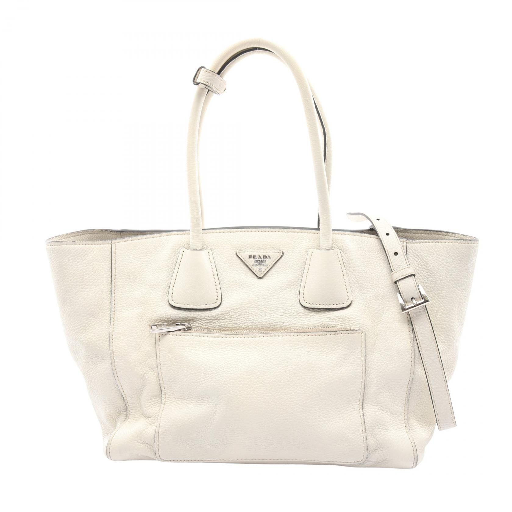Prada Prada Prada Leather Handbag Leather Handbag DUTY FREE for USA Size ONE SIZE - 1 Thumbnail