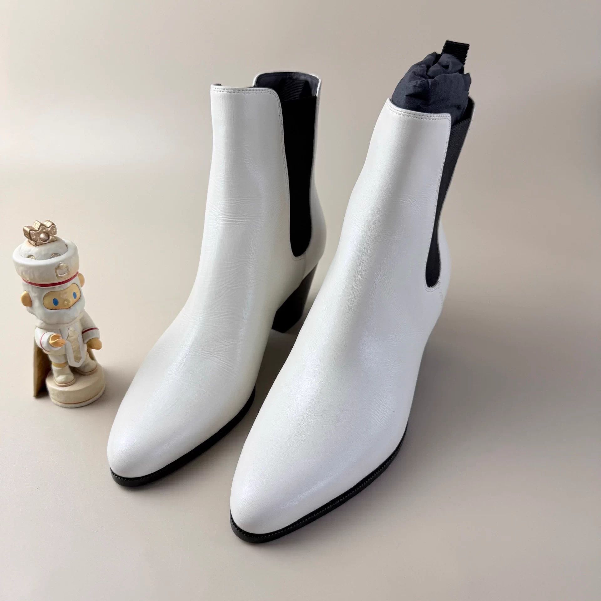 Celine Chelsea boots Black & White EU 35.5