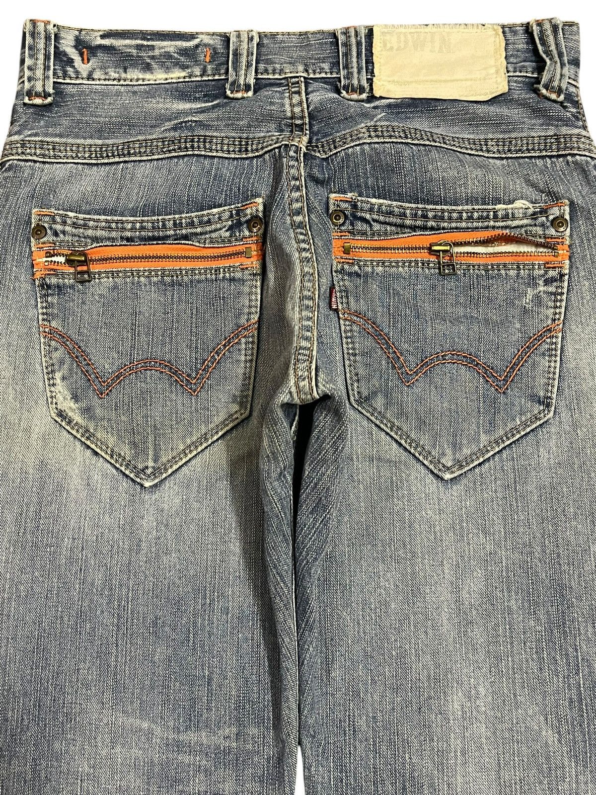 Edwin Edwin Exclusive Vintage XV Blue Faded Wash Style Loose Jeans Size US 30 / EU 46 - 5 Thumbnail