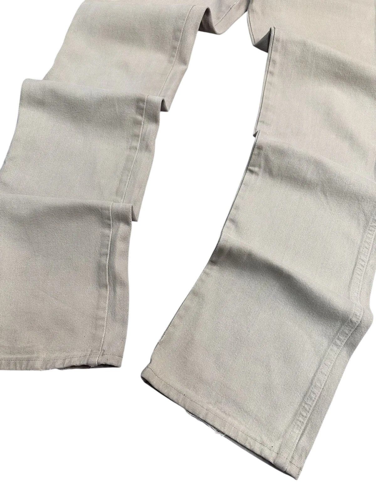 Wrangler Wrangler 80s Beige Denim Pants USA Vintage Straight 32 Size US 32 / EU 48 - 4 Thumbnail