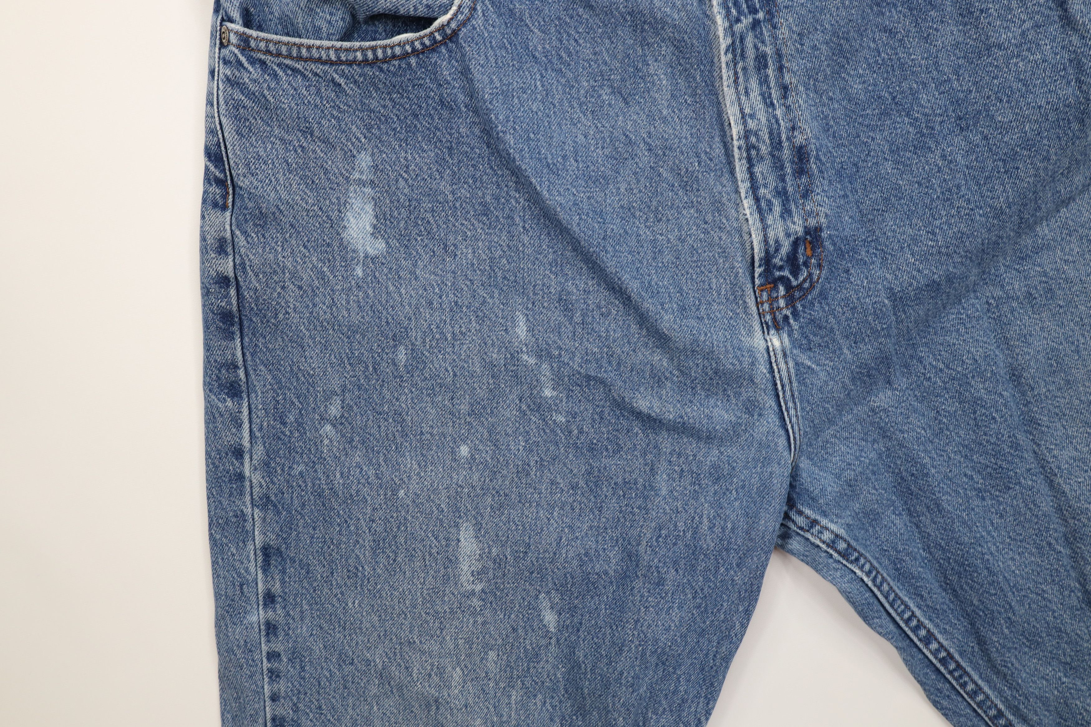 Harley Davidson Vintage Harley Davidson Spell Out Wide Leg Denim Jeans Size US 42 / EU 58 - 8 Thumbnail