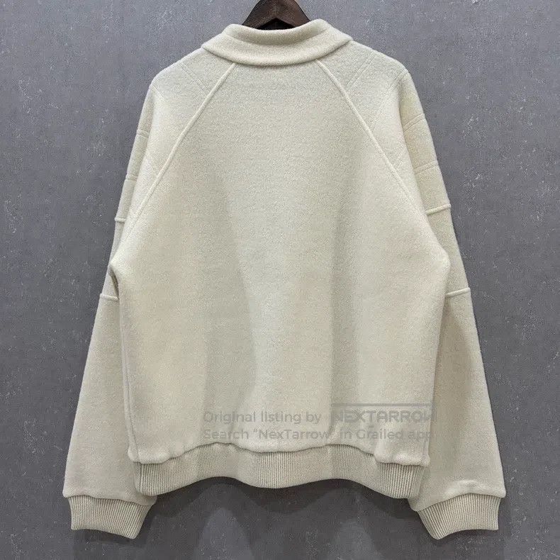 Louis Vuitton Louis Vuitton size 4l Off-white wool chest logo jacket Size US M / EU 48-50 / 2 - 2 Thumbnail