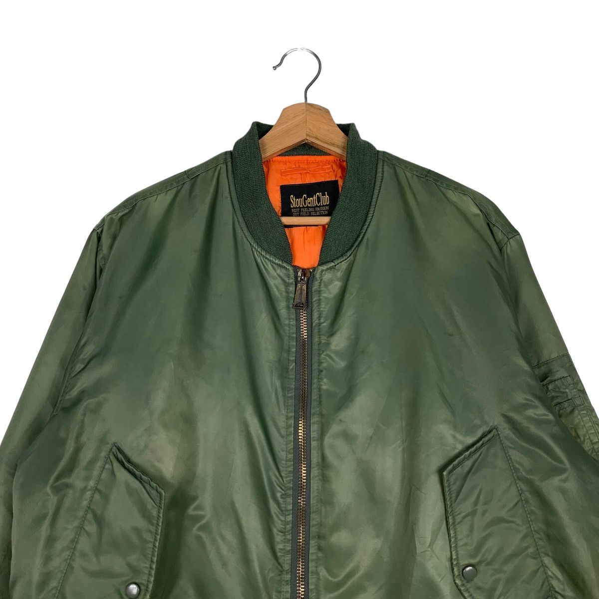 STOU GENT CLUB Ma 1 Bomber Jacket #0855-C38
