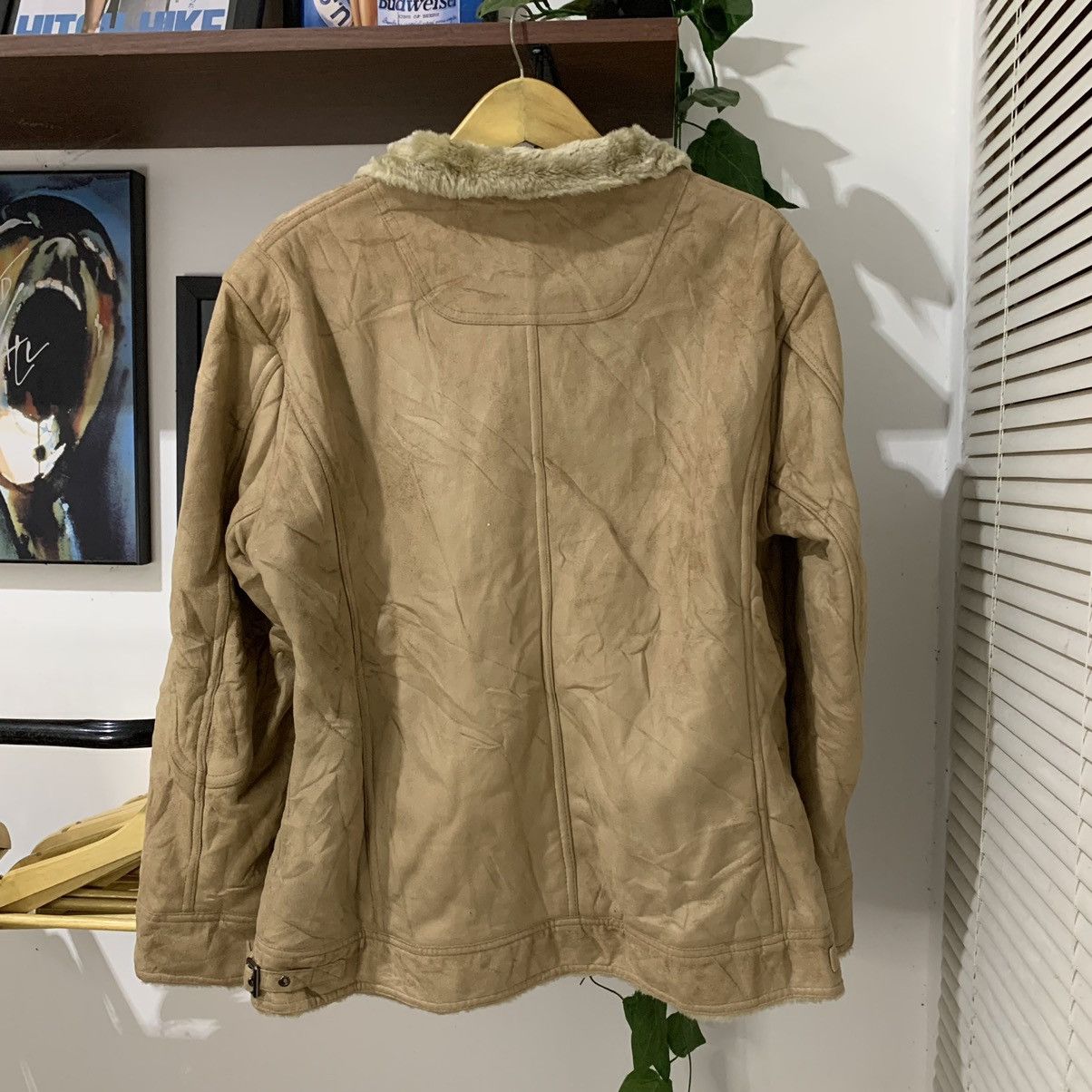 Designer × Japanese Brand Royal Harex Faux Fur Zipper Work Suede Shearling jacket Size L / US 10 / IT 46 - 5 Thumbnail