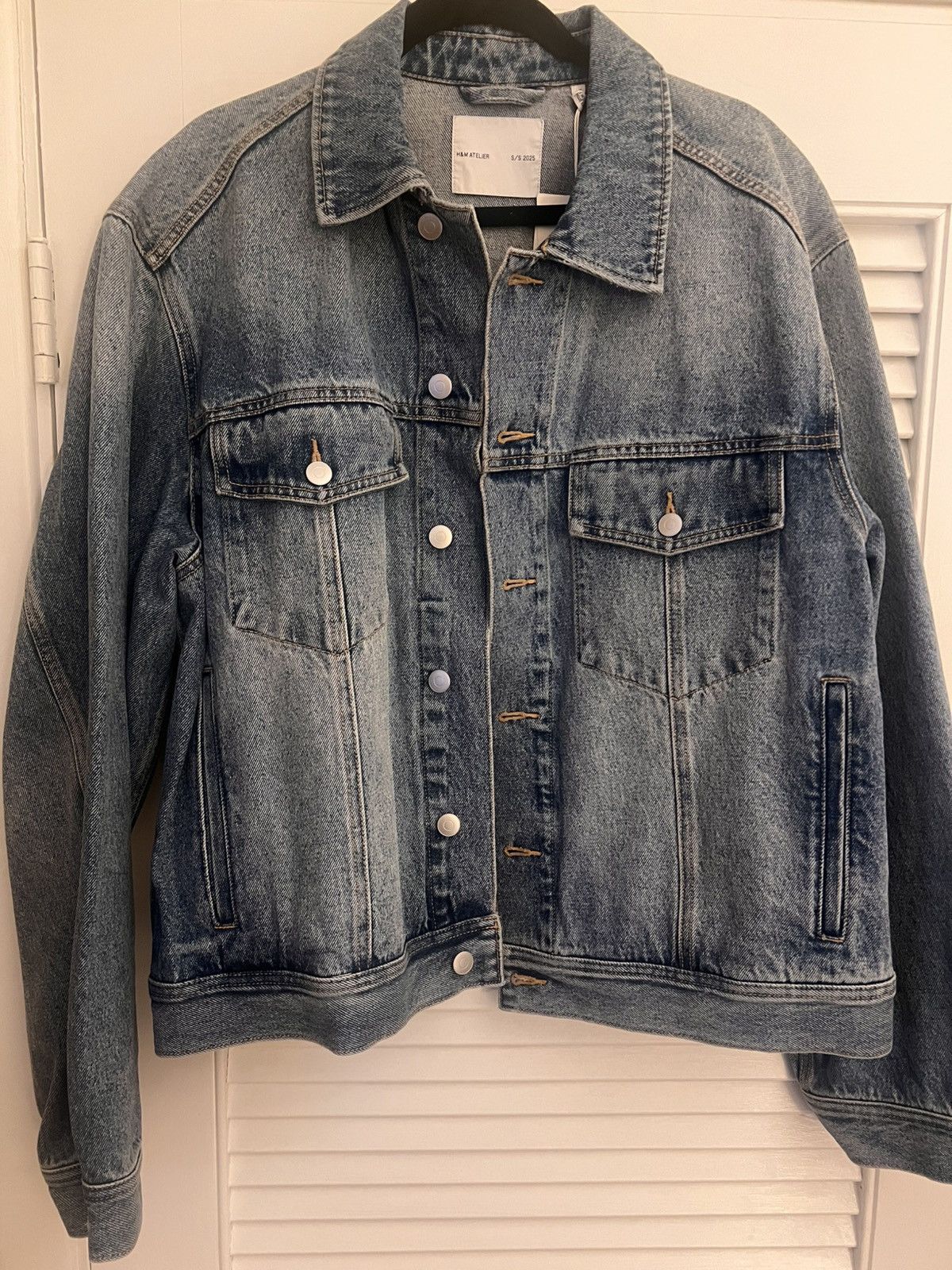 H&M H&M Atelier cropped denim jacket (XL) Size US XL / EU 56 / 4 - 1 Thumbnail