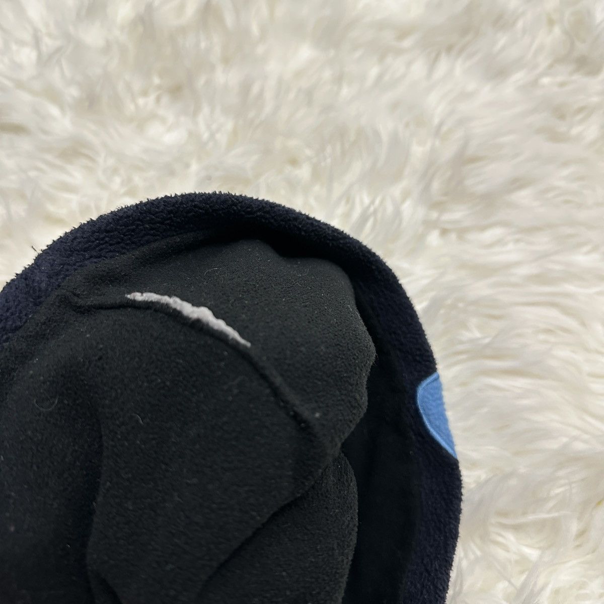 Jack Wolfskin Jack Wolfskin hat unisex Fleece Paw Beanie Hat Black/Blue Size ONE SIZE - 5 Thumbnail
