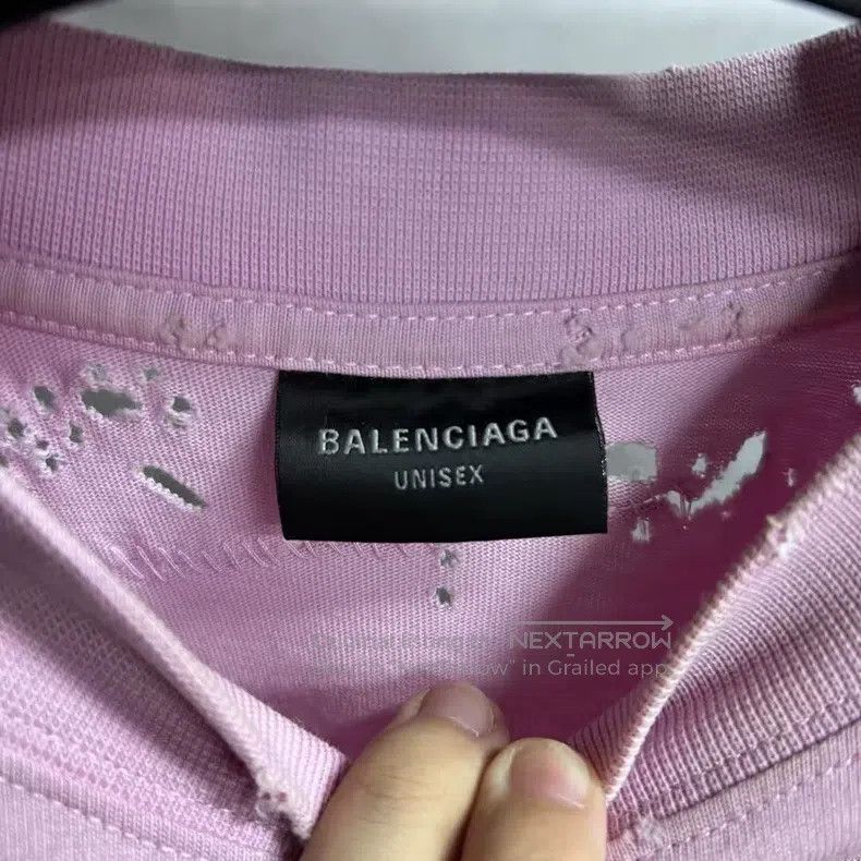 Balenciaga Balenciaga Light pink letter logo embroidery straight fit Size US L / EU 52-54 / 3 - 3 Thumbnail