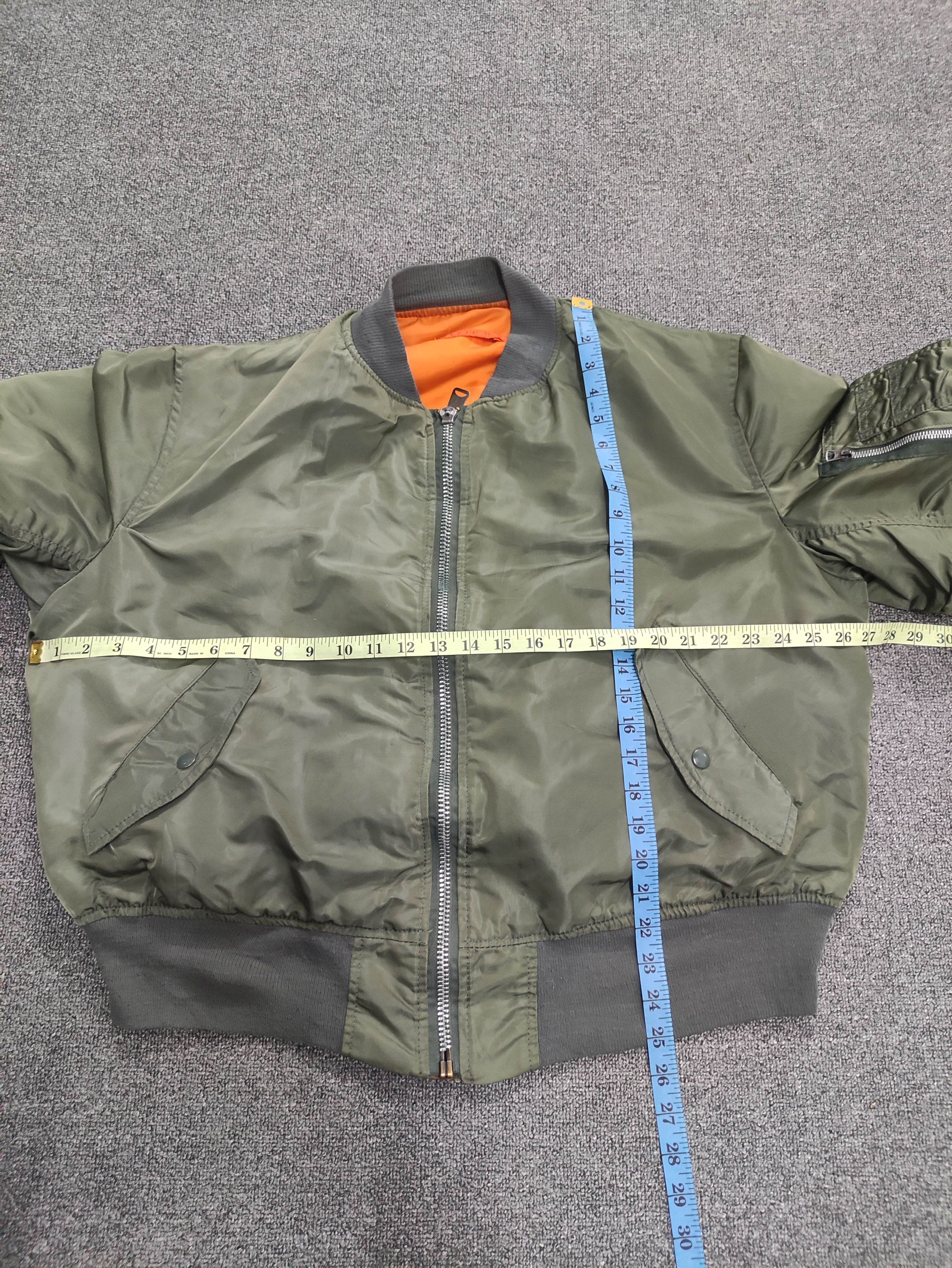 Alpha Industries Vintage Alpha Industries Ma-1 Bomber Jacket Reversible Size US XL / EU 56 / 4 - 22 Thumbnail