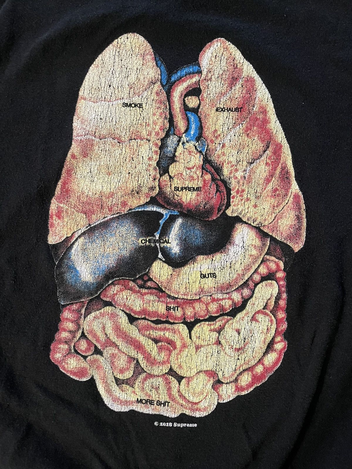 Supreme Supreme Guts Tee Size US M / EU 48-50 / 2 - 2 Thumbnail