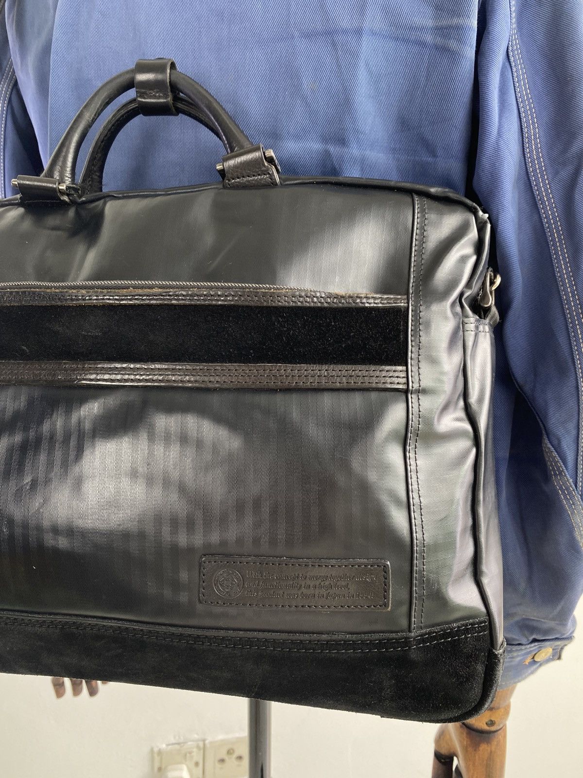 MasterPiece Master-piece STREAM-F 2-WAY Backpack No.05001-FBlack Size ONE SIZE - 9 Thumbnail