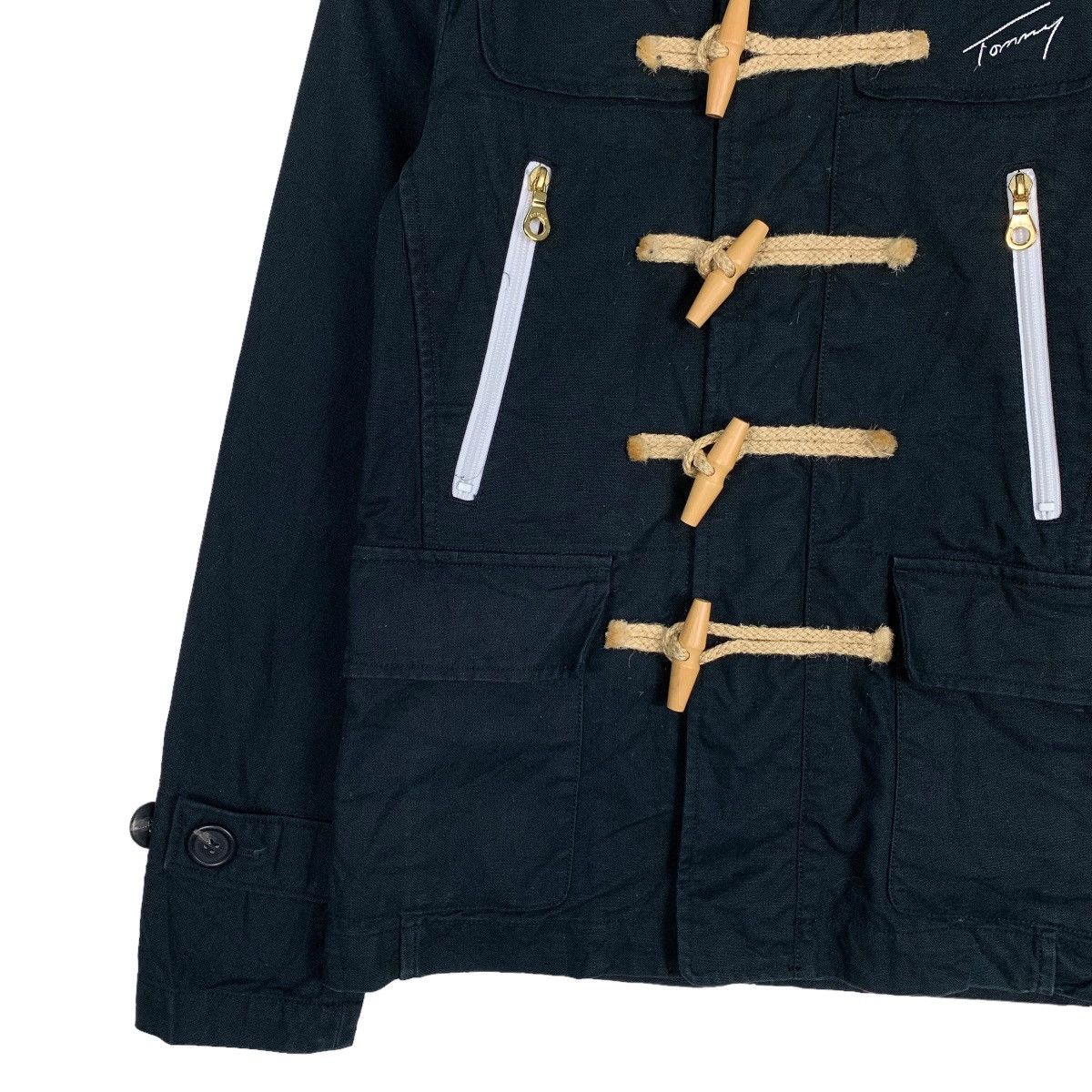 Tommy Jeans TOMMY Cotton Toggle Button Zipper Hoodie Jacket #0986-C44 Size US S / EU 44-46 / 1 - 4 Thumbnail
