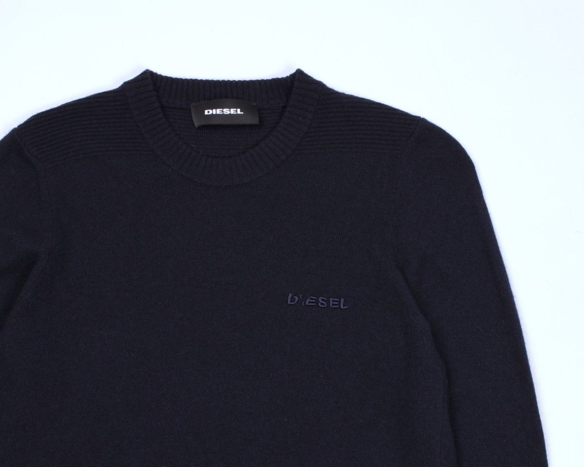 Diesel DIESEL Wool Navy Blue Pullover Sweater Jumper Size US S / EU 44-46 / 1 - 8 Thumbnail