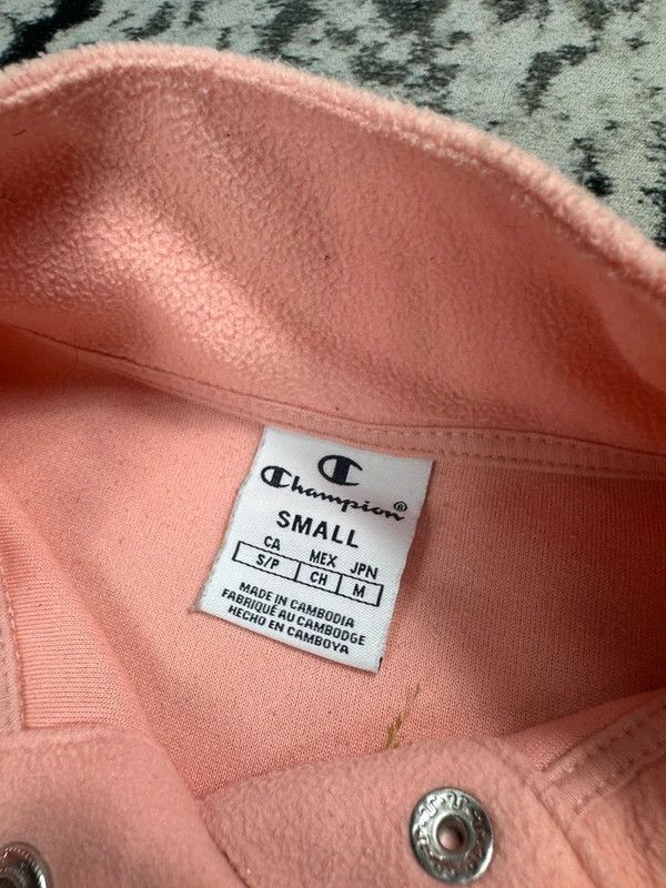 Champion Champion halfzip fleece pink logo S Size S / US 4 / IT 40 - 5 Thumbnail