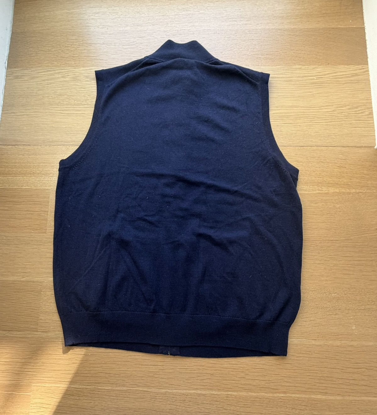 Charles Tyrwhitt Full zip merino sweater vest Size US XL / EU 56 / 4 - 2 Thumbnail