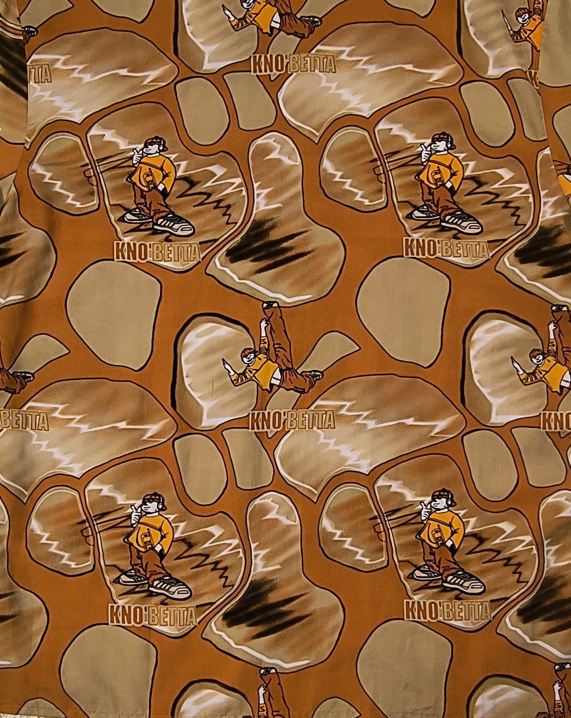 Vintage Vintage KNO betta b-boy 90s button up shirt Size US L / EU 52-54 / 3 - 1 Thumbnail