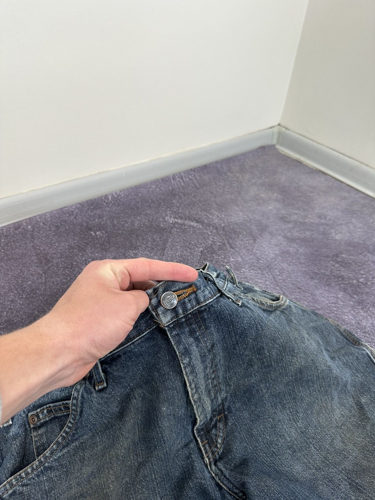 Dickies Vintage Dickies Distressed Denim USA Baggy Opium Work Pants Size US 34 / EU 50 - 15 Thumbnail
