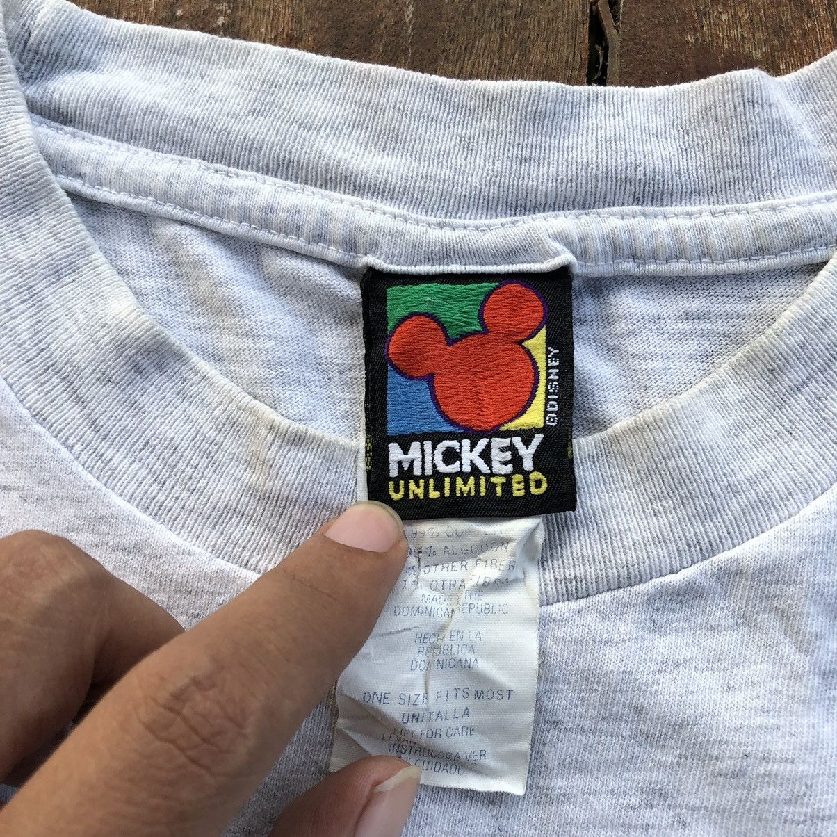 Vintage Vintage Mickey Rare T Shirt Size XL / US 12-14 / IT 48-50 - 4 Thumbnail