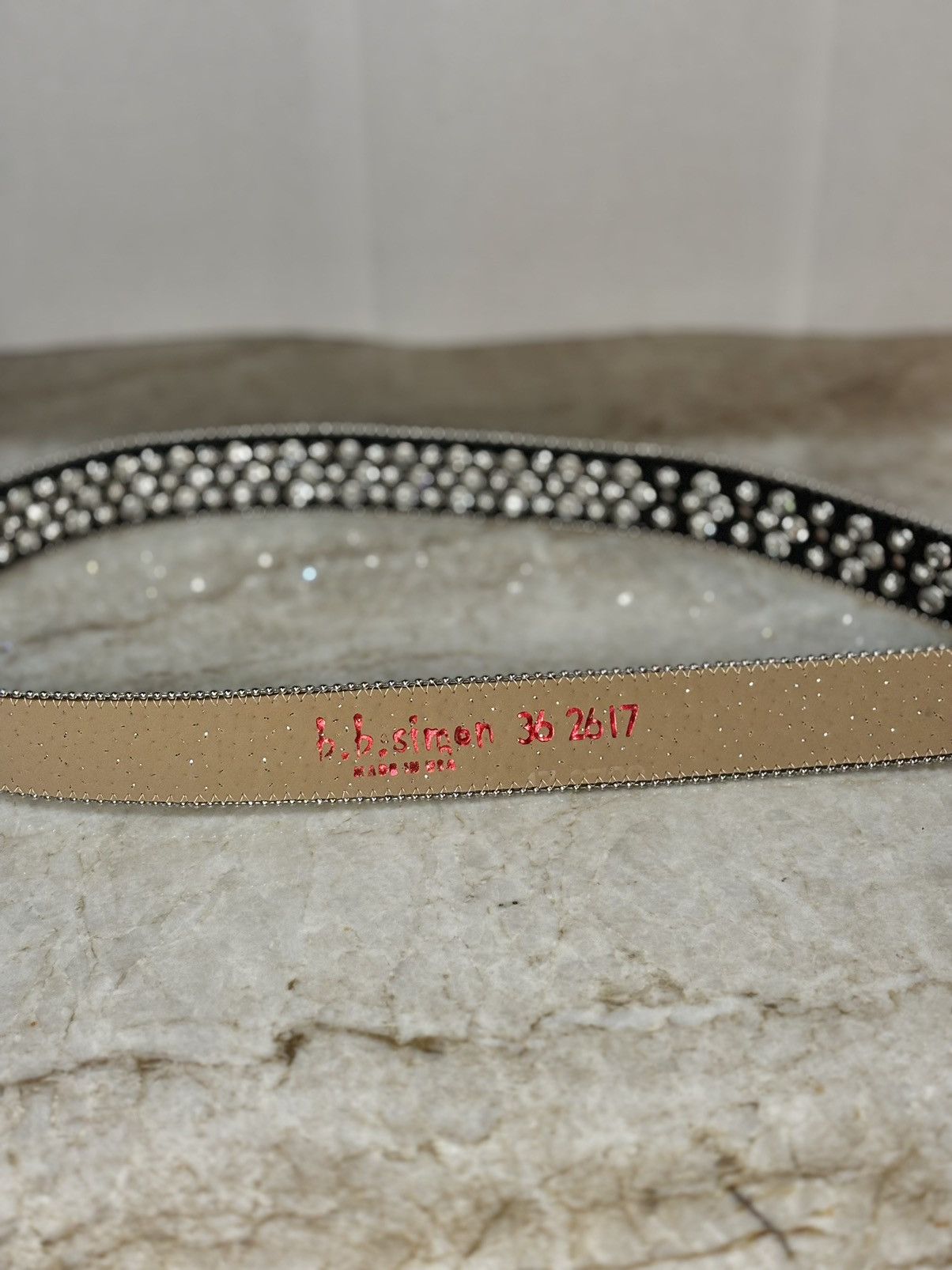 B.B. Simon Bb Simon Belt Size 36 - 3 Thumbnail