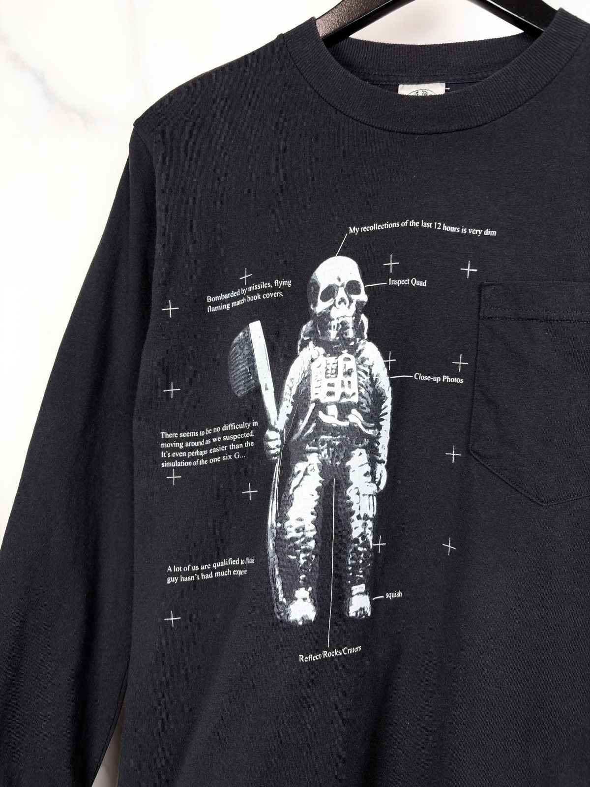 Chrome Hearts Chrome Hearts Vintage Foti Skull Astronaut Longsleeve Tshirt Size US S / EU 44-46 / 1 - 3 Thumbnail