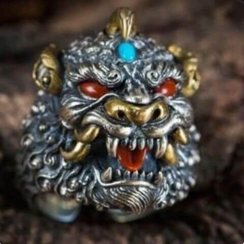 Other Oriental Fortune Ring Size ONE SIZE - 2 Thumbnail