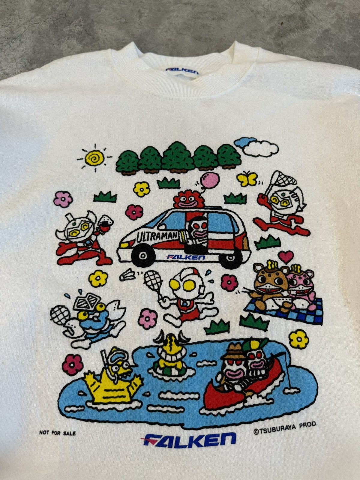 Cartoon Network × Japanese Brand × Vintage Vintage Ultraman falken sweatshirt 🛞 Size US L / EU 52-54 / 3 - 2 Thumbnail