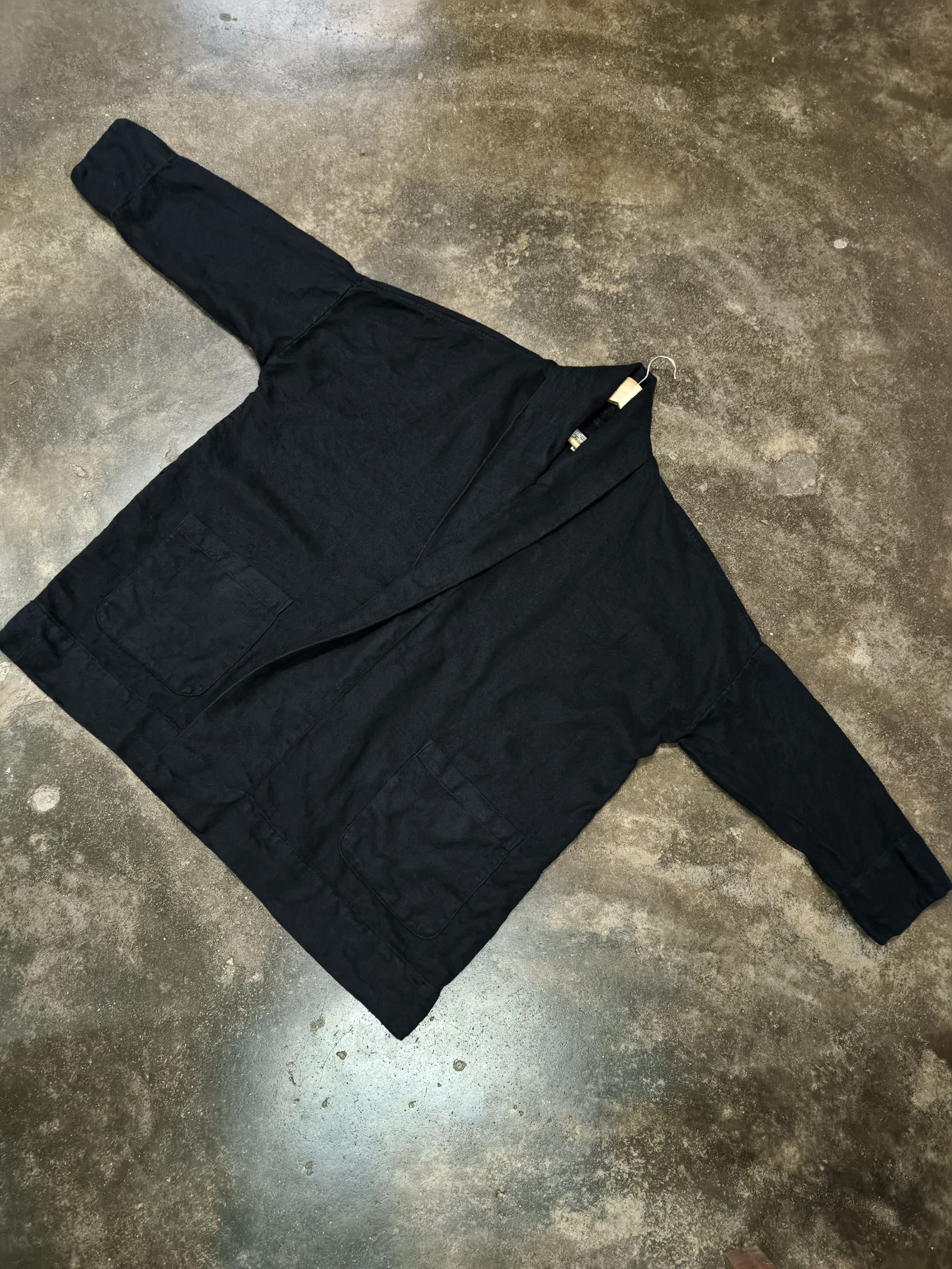 RARE GOLD TOYO ENTERPRISE LONG CARDIGAN POCHO