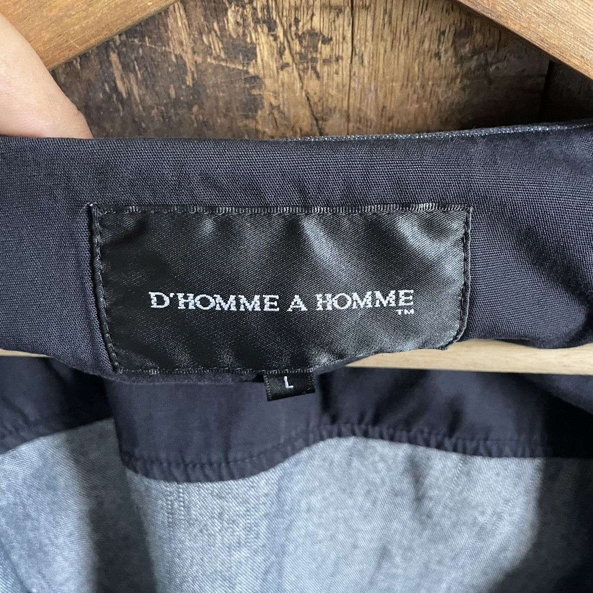 Japanese Brand D Homme A Homme Denim Zipper Jacket Size US L / EU 52-54 / 3 - 3 Thumbnail