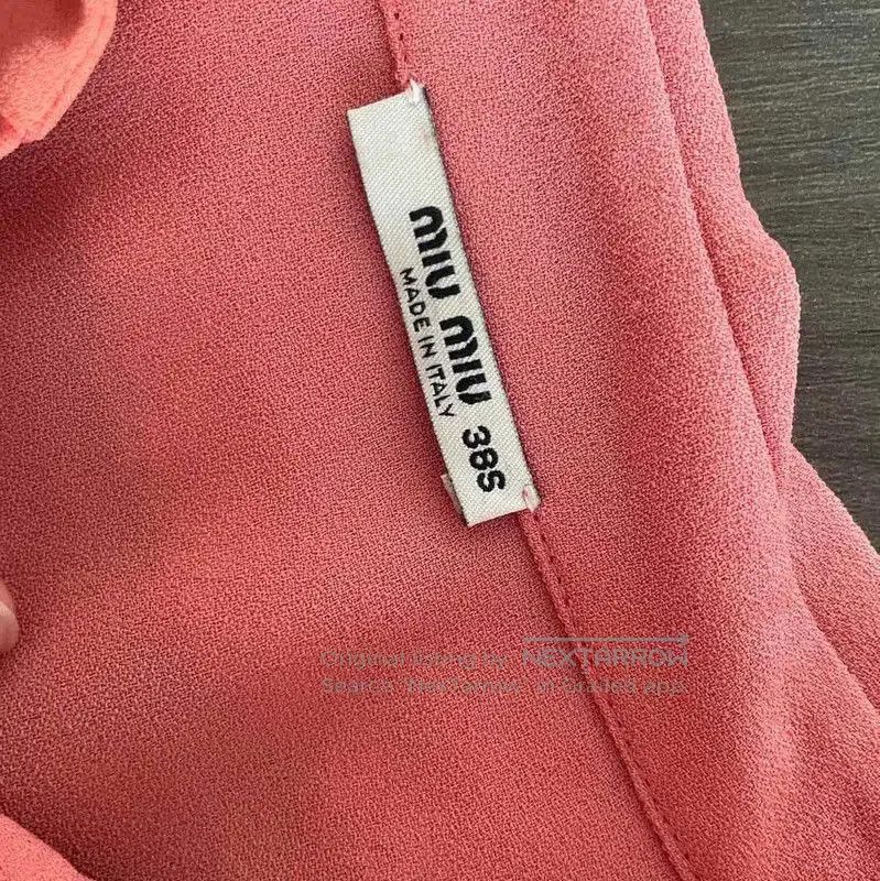 Miu Miu Miu Miu Pink Silk Women's Dress . Size S / US 4 / IT 40 - 3 Thumbnail